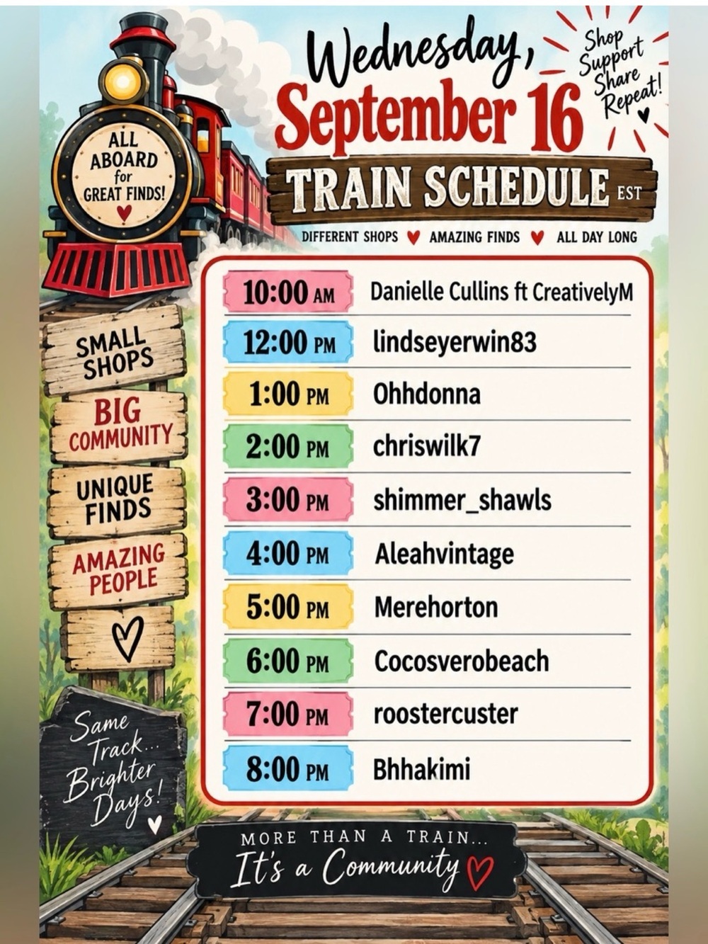 Join Me @ 1pm 9/16! Posh Social Club